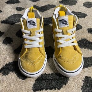 Vans Old School High top- Yellow - size 7 toddler